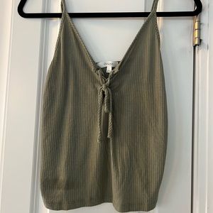 Green tank top